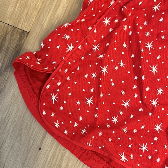 🆕 LOFT Sleep Red and White Star Pattern Pajama Shorts Women’s Size Small - Picture 7 of 11